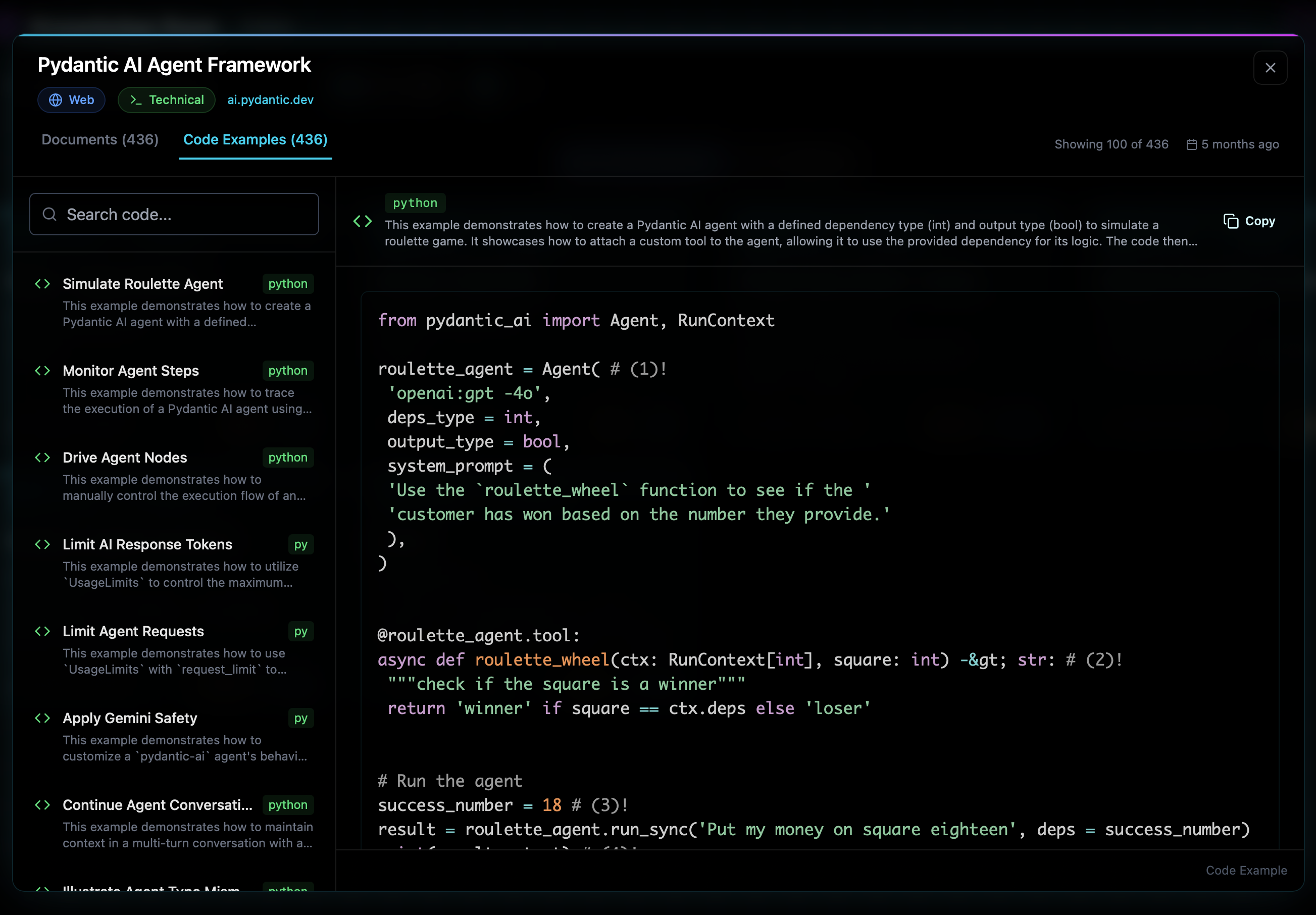 Archon Docs Chunks and Code Examples